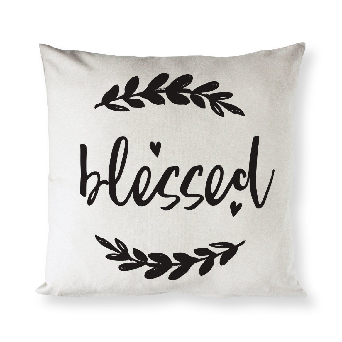 Blessed Cotton Canvas Pillow Cover
