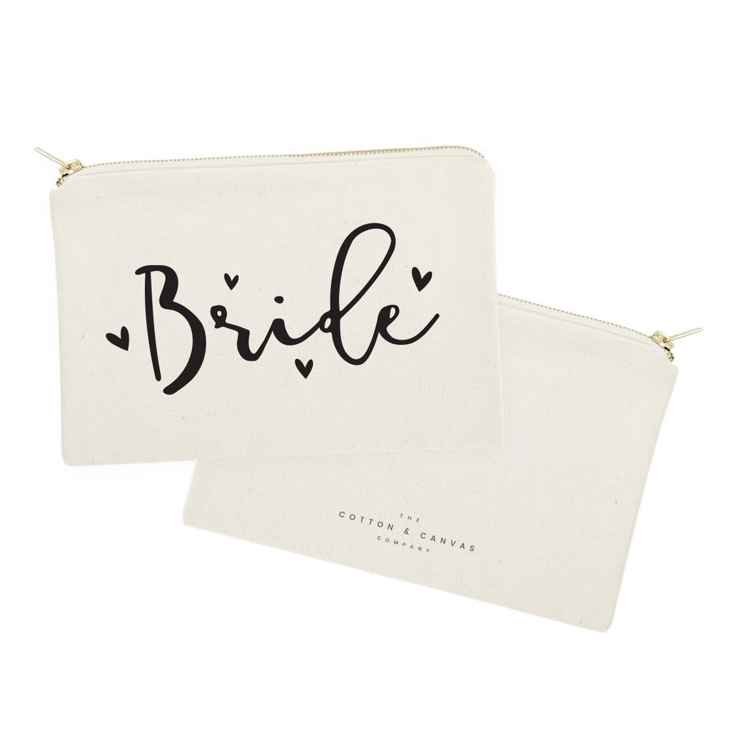 Bride Cotton Canvas Cosmetic Bag