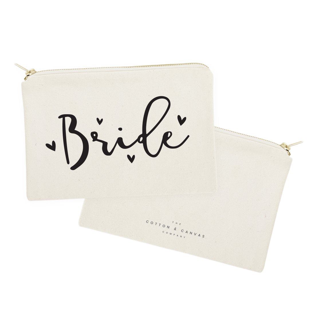 Bride Cotton Canvas Cosmetic Bag