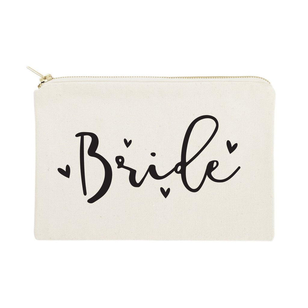Bride Cotton Canvas Cosmetic Bag
