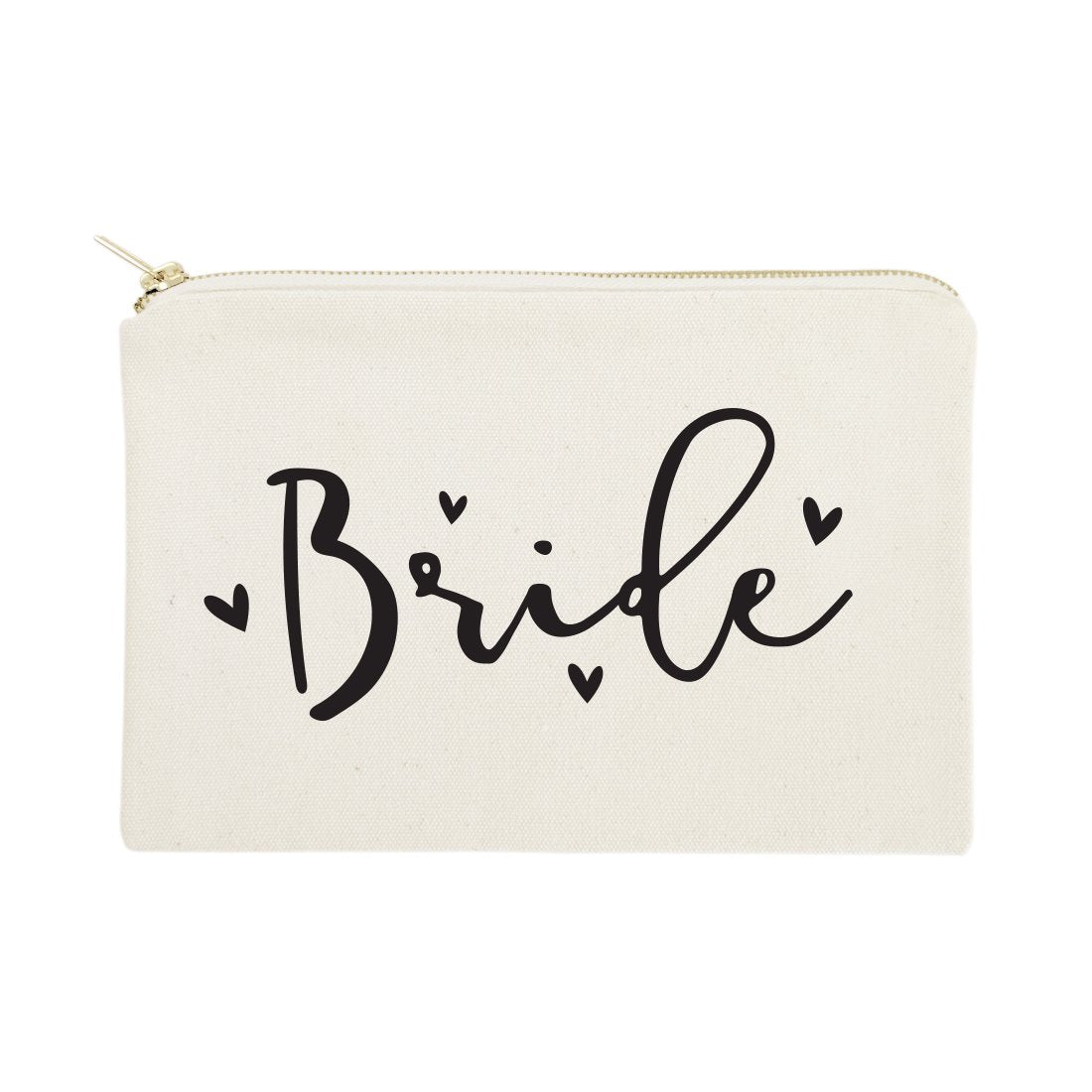 Bride Cotton Canvas Cosmetic Bag