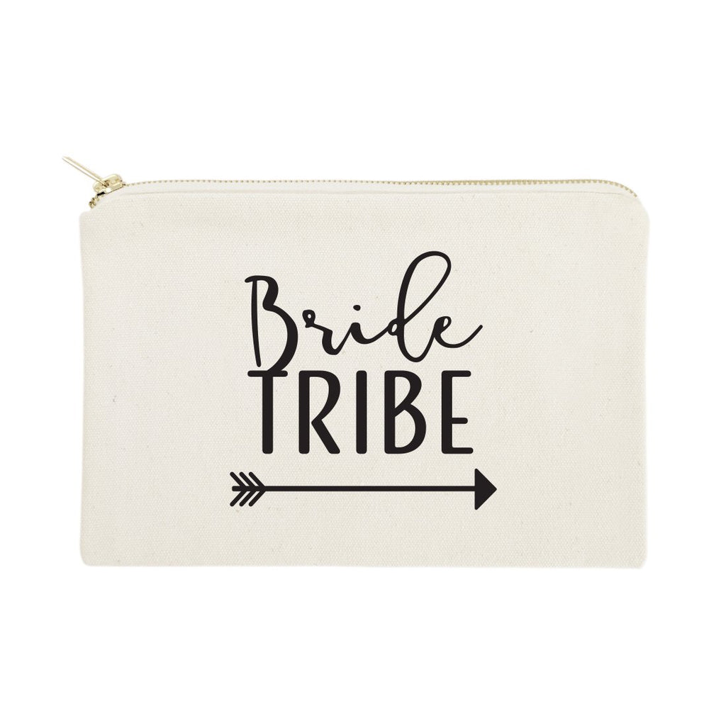 Bride Tribe Cotton Canvas Cosmetic Bag