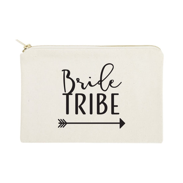 Bride Tribe Cotton Canvas Cosmetic Bag