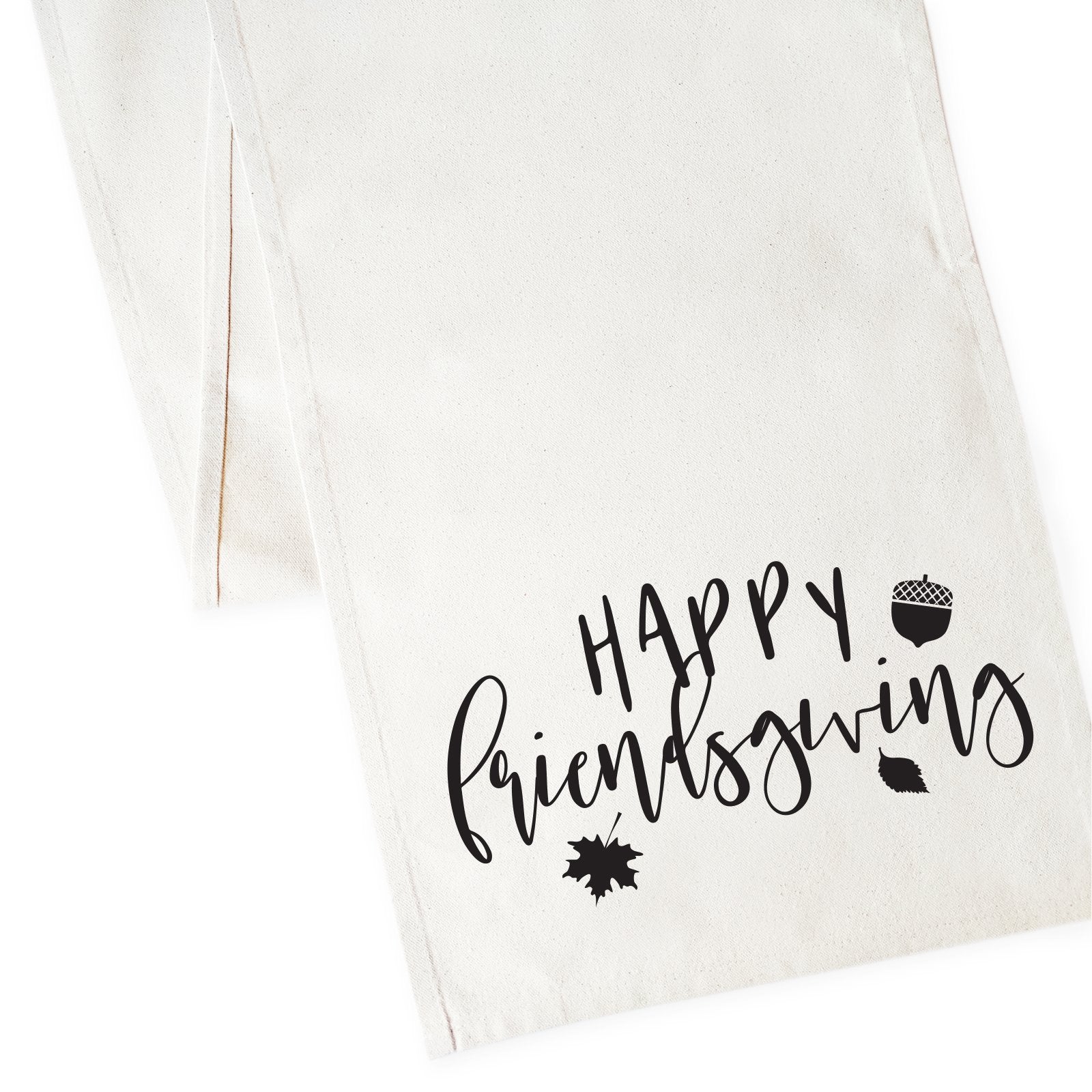Happy Friendsgiving Canvas Table Runner