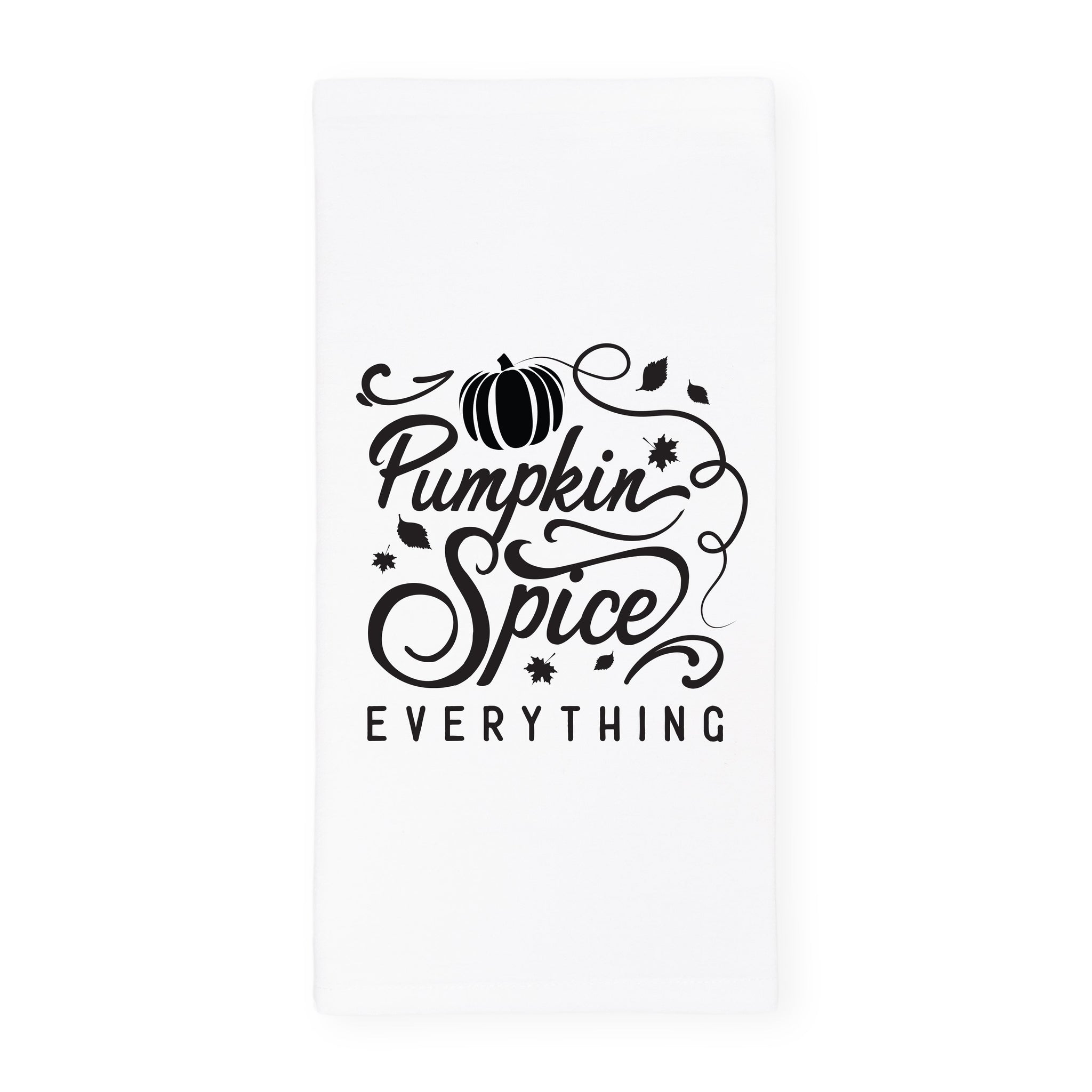 Pumpkin Spice Everything Kitchen Tea Towel