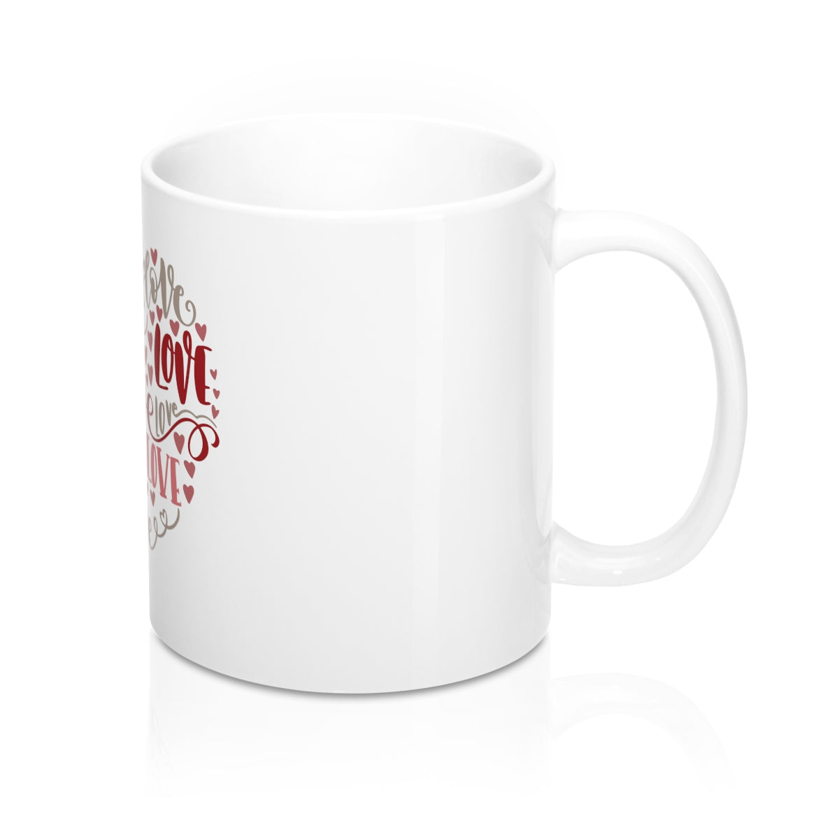 Love Heart Ceramic 11oz Mug - Inspired By Savy