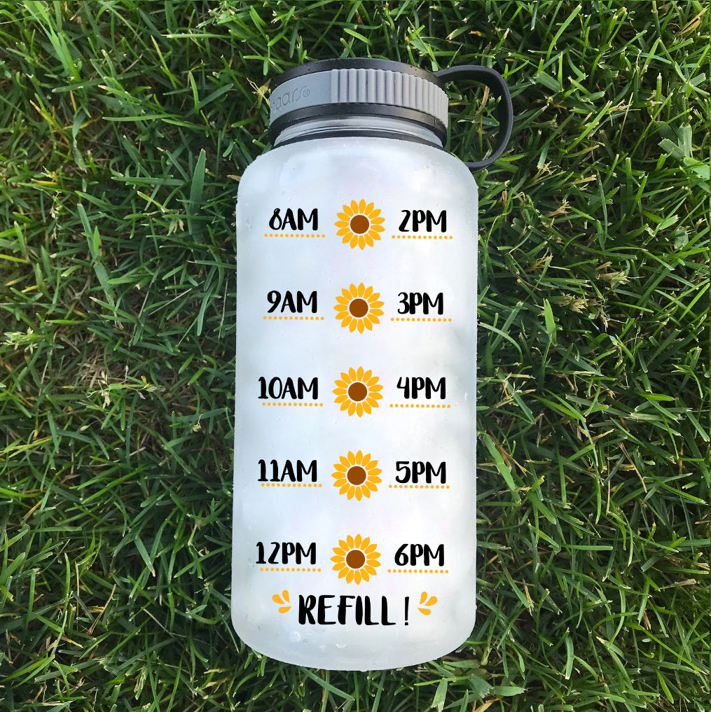 Sunshine Mixed With Hurricane Water Bottle