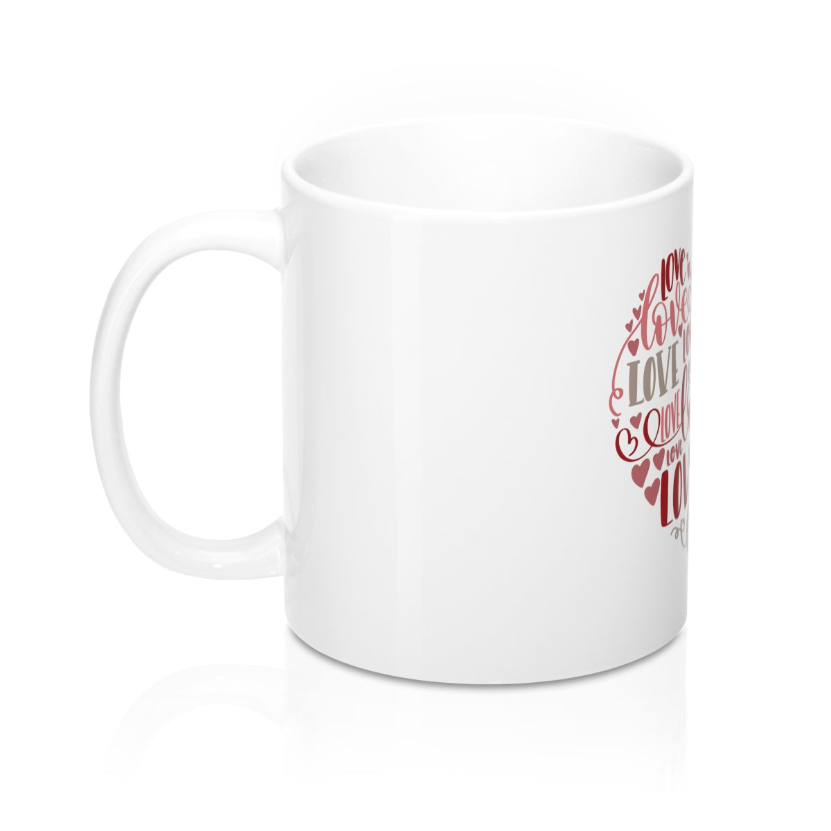 Love Heart Ceramic 11oz Mug - Inspired By Savy