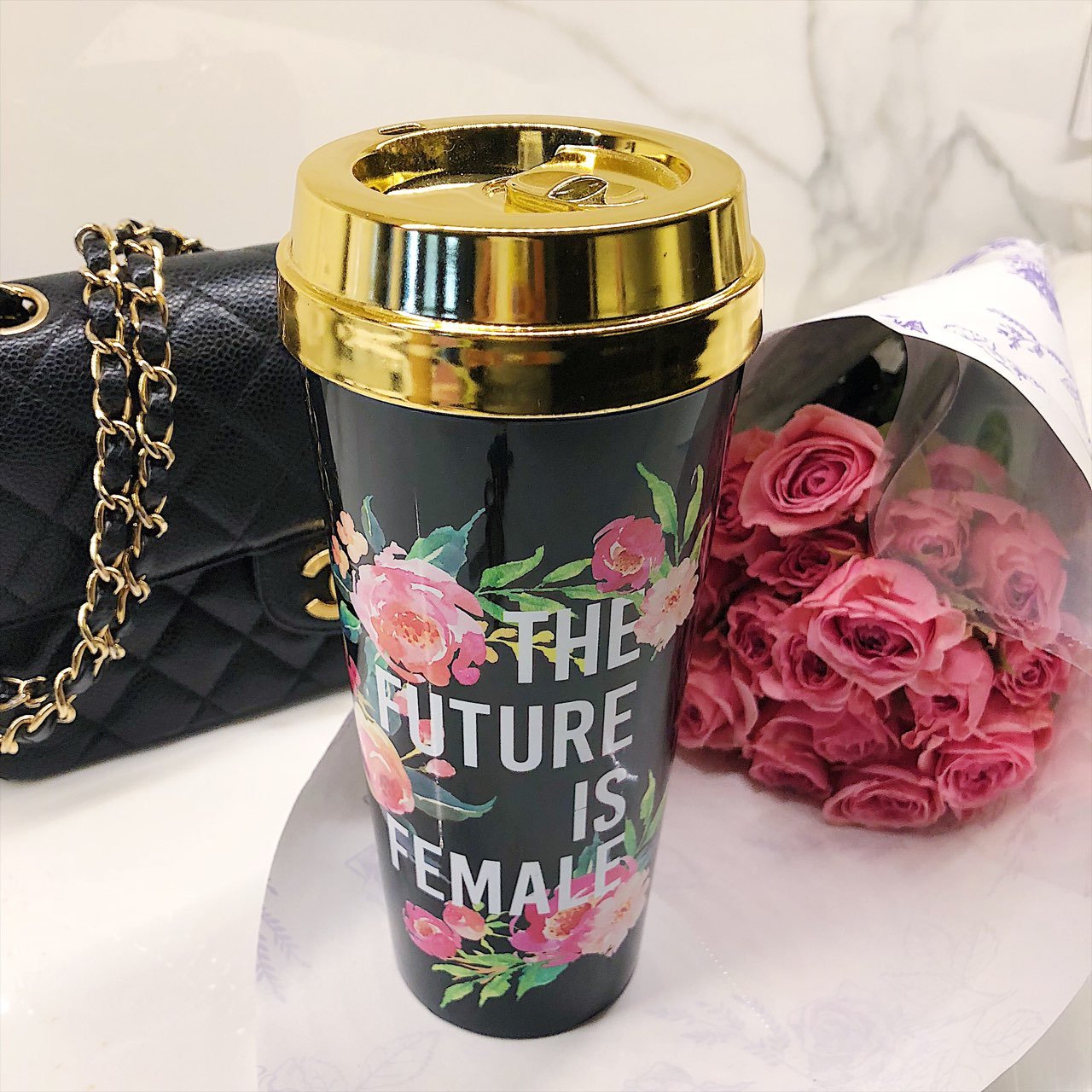 PRE-SALE - The Future Is Female Travel Mug